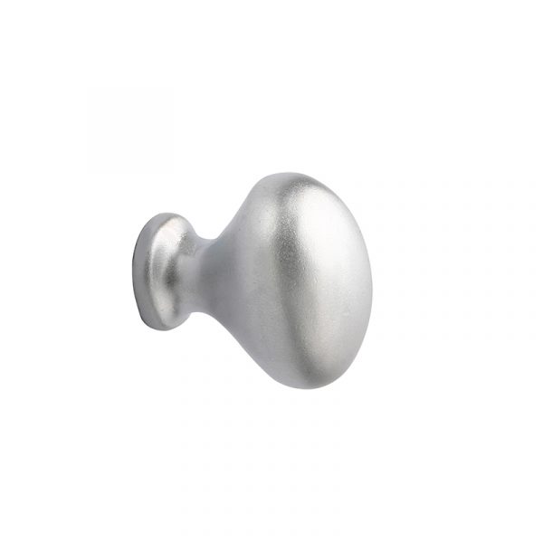 Pomo Oval Niquel Satin