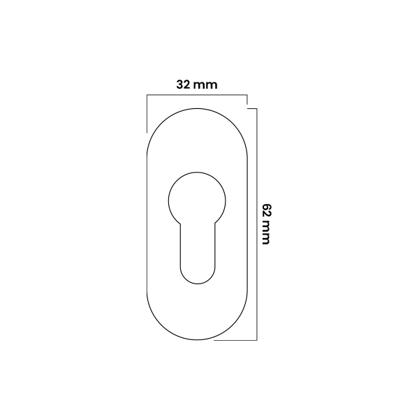 Roseta seguridad perfil E-6 3
