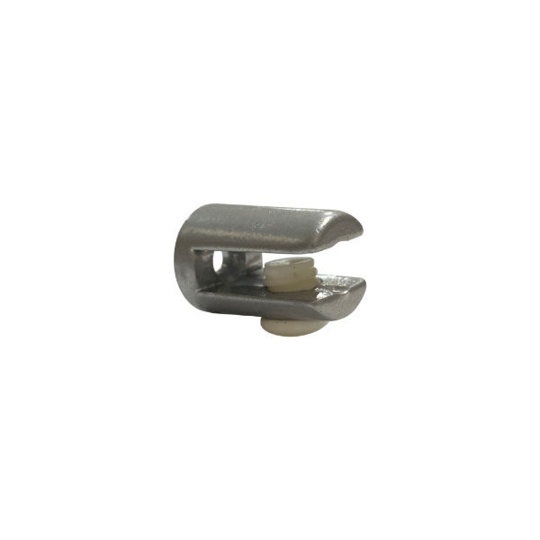 Soporte Vidrio Cil. 15 mm  Gris
