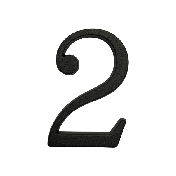 Numero 1 Moder. 15 cms. Negro