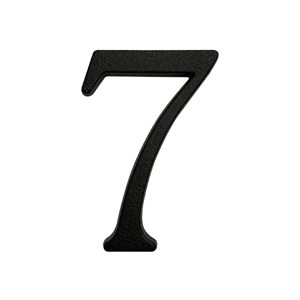 Numero 7 10cms Negro