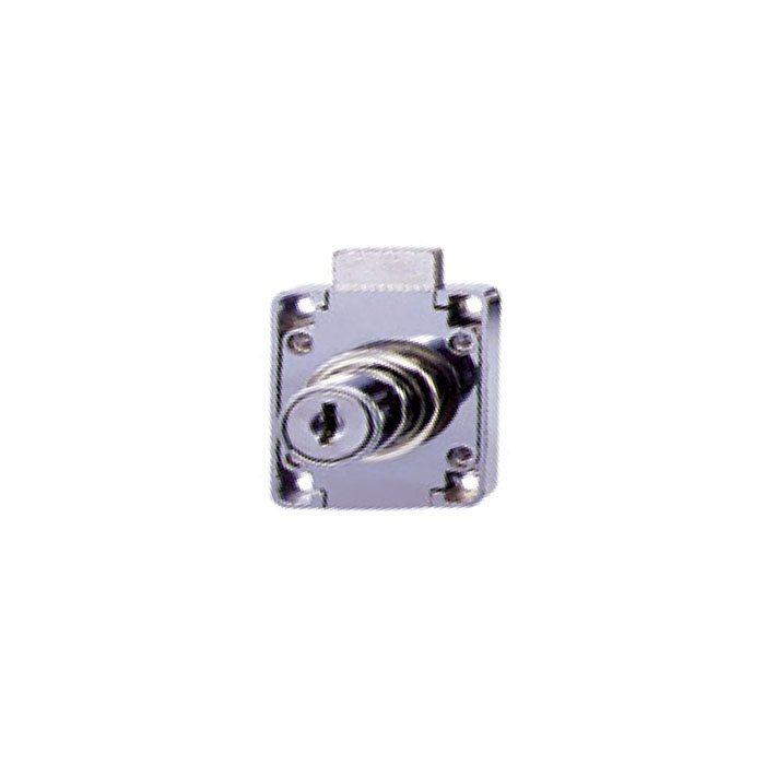 Cerradura Mueble 339 22 mm   2 Giros Niq