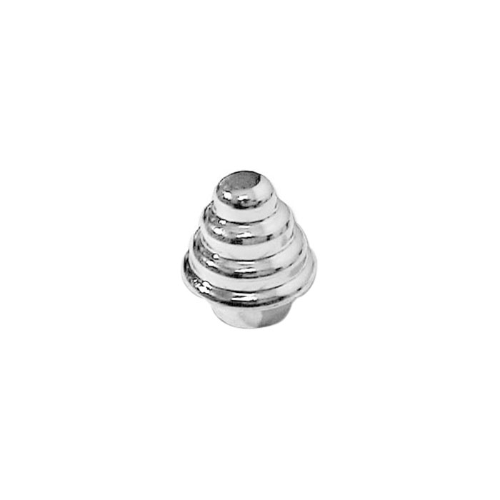 Tope Rizado 12mm P/Tubo Cortina