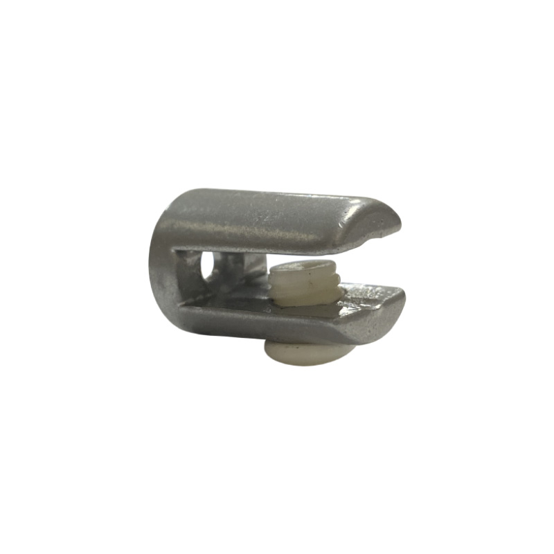 Soporte Vidrio Cil. 15 mm Gris