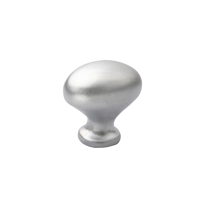 Pomo Oval Niquel Satin