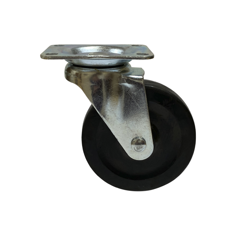 Rueda Goma Gir. Con Base 40mm 20k