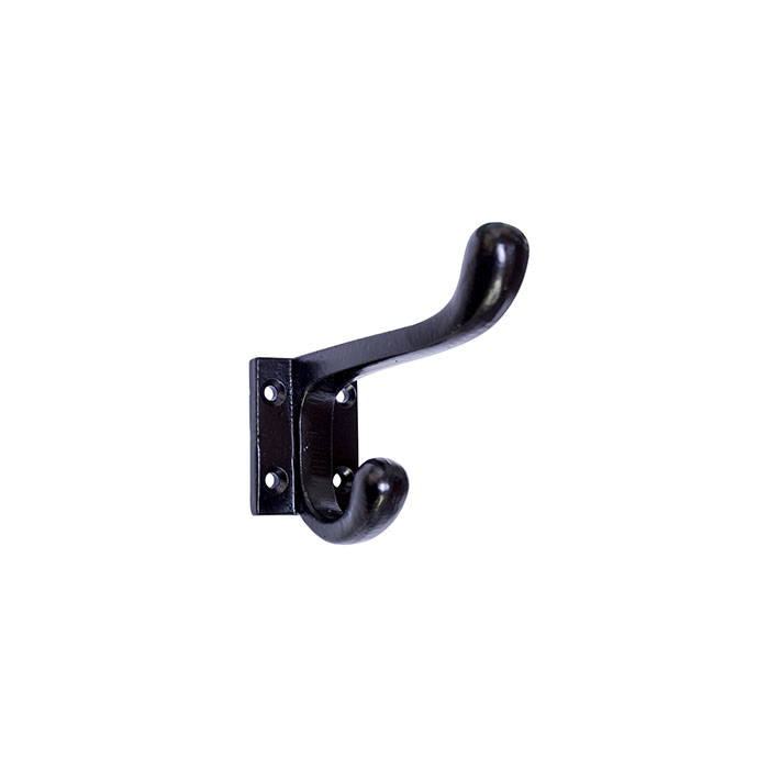 Percha Doble CI-Her-217 100mm Negro