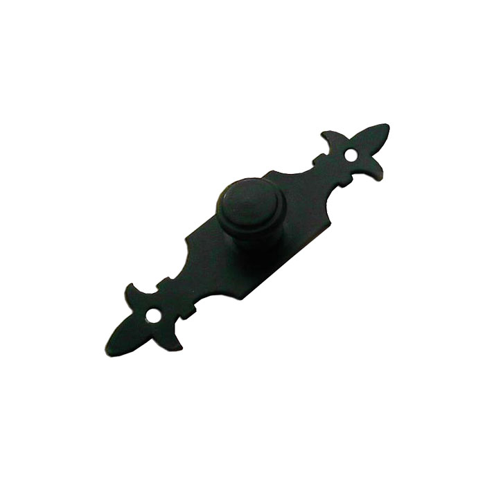 "Tirador Conico 3.1/2""  Placa Flor"