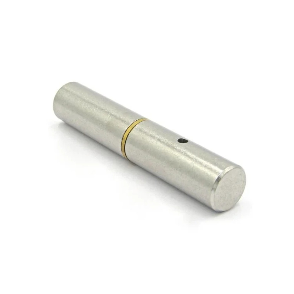 Pomel Acero Inox. 1" C/Gol. Bce.