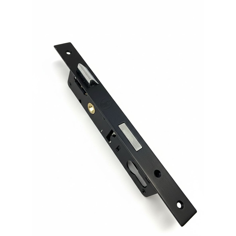 Cerradura 375 Perfil Negra Cilindro