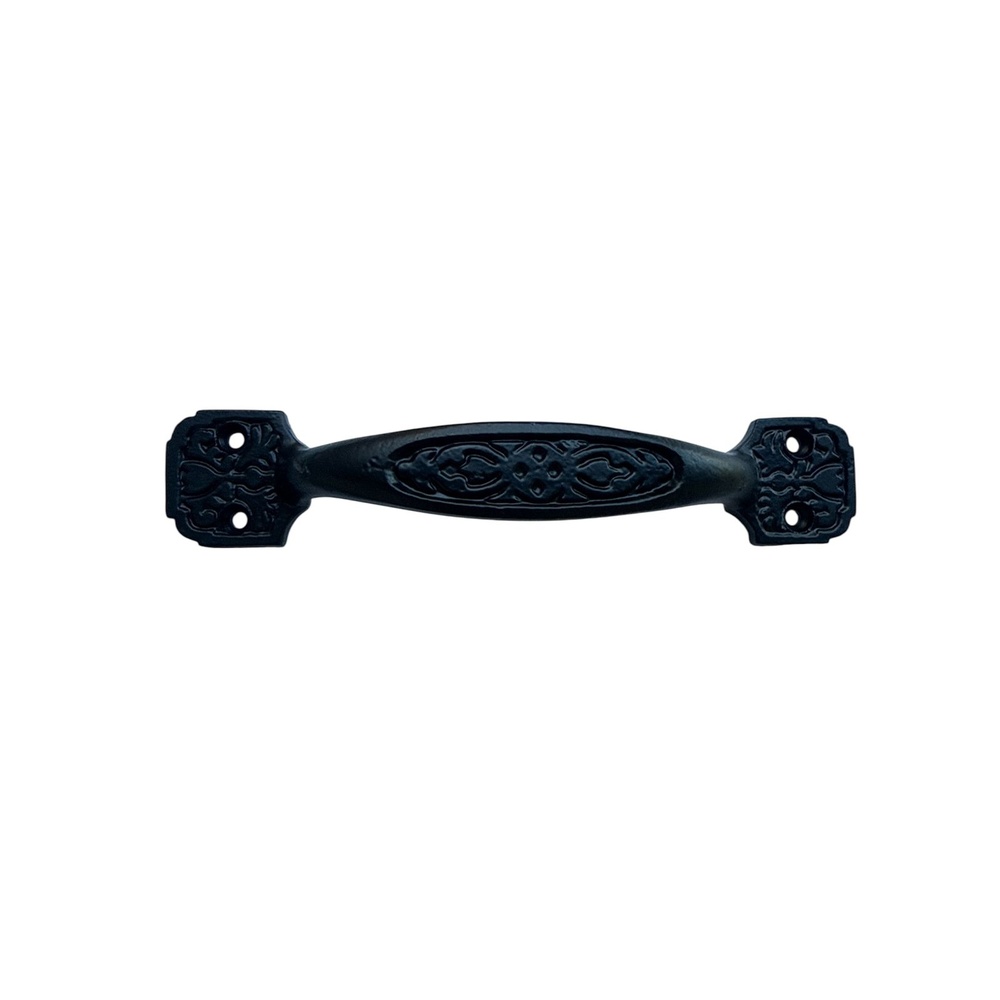 Manilla Flor 100mm Negra