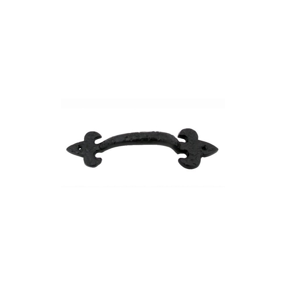 Manilla Flor Lys 130mm Negra