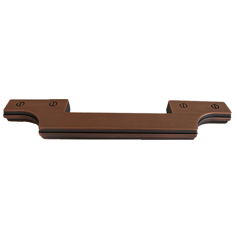 Tirador Regent 128 Cobre / Negro - Cobre Sombreado