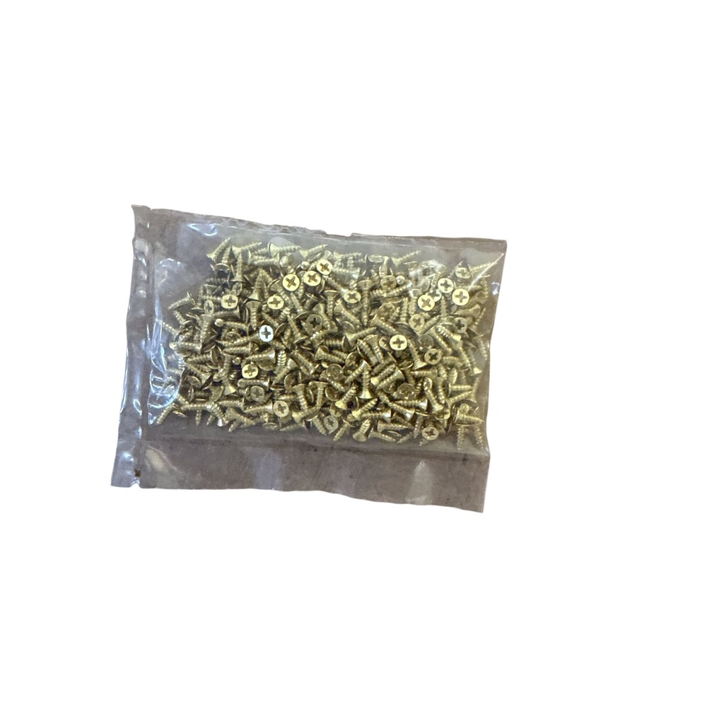 Bolsa 400 und. Tornillo Bis. Dec. 2.2x8x3,8mm Dorado