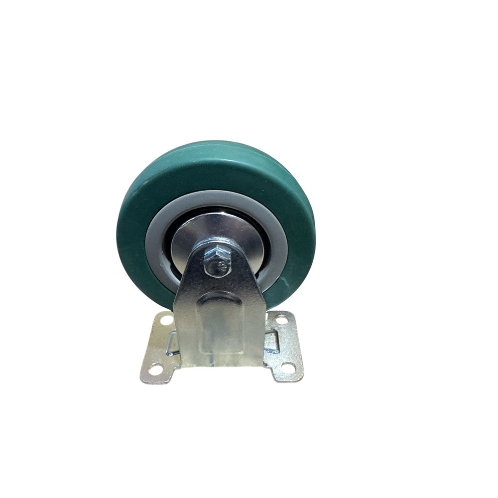 Rueda 5" C/Base Fija Gris